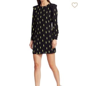 Alice + Olivia Beatrix geo-print shift dress